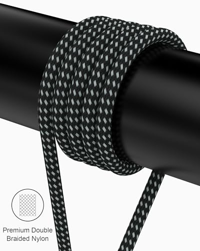 ZBF 100 W USB-C Magnetic Charging Cable – High-Speed 5 A Power Delivery & 480 Mbps Data Transfer | Versatile 5 ft & 6.6 ft Lengths | Effortless Magnetic Connection for i Phone 16/15/14/13 Pro Max, Mac Book Pro, i Pad, Galaxy S22 | Durable Design for Ultimate Convenience and Seamless Charging Experience