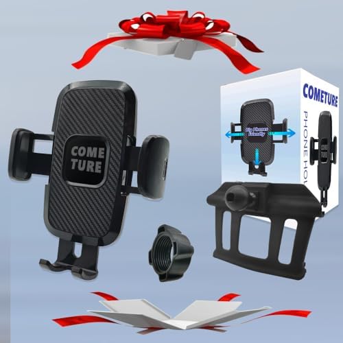 COMETURE Nissan Rogue Phone Holder Mount: 360-Degree Adjustable Car Cradle for i Phone & Android – Ultimate Smartphone Navigation Accessory (2014-2020) – Secure, Easy Installation, Enhanced Driving Experience