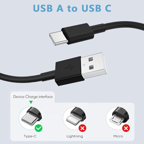 Enhanced 5-Foot USB C Fast Charging Cable for Electric Spin Scrubbers – Universal Compatibility with Bomves, TUYU, EMETE, YKYI, Dovety, Guteran, PUFTEM & Leebein – Efficient Power Solution for Continuous Cleaning Performance – Durable & Portable Design for Home and Travel Use