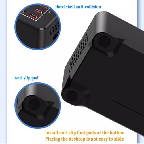Ultimate 100 W USB C Charger Block – 20-Port Multiport Hub for Fast Charging Apple i Phone, i Pad, and Samsung Galaxy Devices – Compact Desktop Solution with Enhanced Safety Features and Rapid Device Compatibility