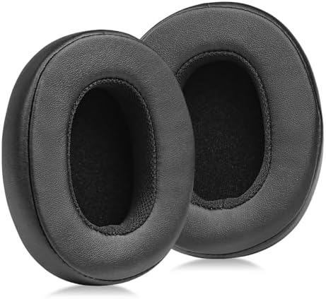 MOLGRIA Premium Deep Red Ear Pads Cushion for Skullcandy Crusher Wireless, Crusher Evo ANC & HESH 3.0 Headphones – Luxurious Protein Leather Replacement Earpads for Enhanced Comfort, Style & Sound Quality Upgrade