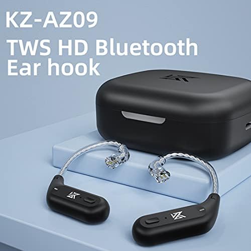KZ AZ09 Bluetooth 5.4 Module – Premium Waterproof Wireless Ear Hook with Exceptional Battery Life for KZ ZST/ZSTX/ZS10/AS06/AS10/BA10/ZSR/ES4 (B Pin) – Unmatched Audio Freedom and Ergonomic Comfort for Active Lifestyles