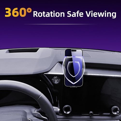 Lexus RX Vehicle-Specific Phone Holder for 8-Inch Screens | Adjustable Cradle for 4-7 Inch Smartphones | Perfect Fit for 2016-2019 RX350, RX350 L, RX450 h, RX450 h L | Quick Tool-Free Installation & Robust Stability for a Safer Driving Experience