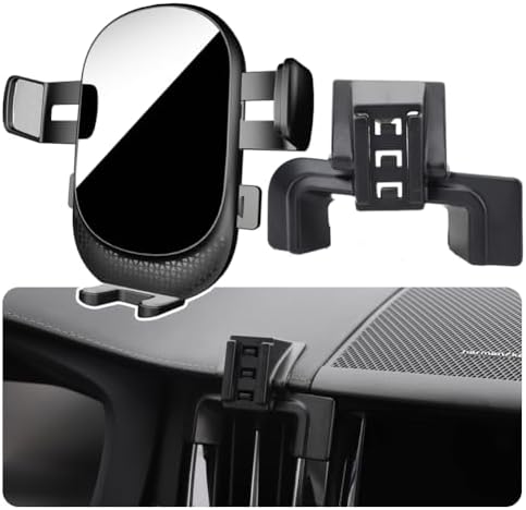 Car Phone Holder for Volvo XC60 Auto Accessories [Only for 2018-2025 XC60] [Auto Lock Hands Free Cell Phone Mount Car fits for iPhone & All Smartphones] – Enhanced Compatibility and Speed