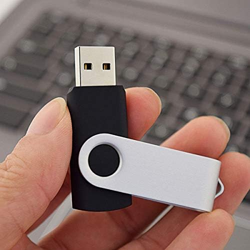Colorful 5-Pack Aiibe 128 GB USB Flash Drives – High-Speed USB 2.0 Memory Sticks for Effortless File Transfers and Dynamic Data Storage Solutions in Black, Red, Yellow, White, and Purple
