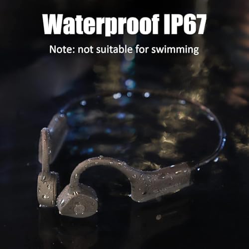 Revolutionary Open-Ear Bone Conduction Headphones for Active Lifestyles – Waterproof Wireless Sport Earbuds with Sweatproof Design and Built-in Microphone for Ultimate Comfort and Safety During Workouts – Trendy Green Color with Universal Device Compatibility