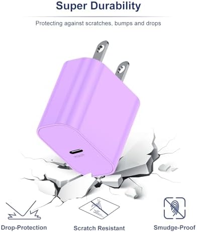 Fast Charging Multi-Port USB C Power Adapter – 5-Port 40 W Wall Charger for i Phone 16 Pro Max, 16 Pro, 15 Pro Max, and More – Compact Cube Design with 3 USB-C and 2 USB-A Ports – Ideal for Efficient Device Charging in Homes and Offices – Built-in Safety Features for Overcharging Protection – Perfect for Busy Professionals and Families