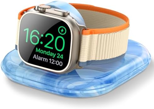 Elevate Your Apple Watch Charging Experience with Our Advanced Magnetic Dock – Ultra-Fast Charging Station for Series 2-10 and Ultra 1 2, Nightstand Mode Functionality, Compact Design for Travel, Superior Stability for Everyday Use, Effortless Power Delivery and Modern Aesthetic