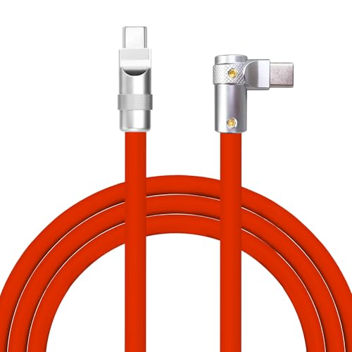 Transform Your Charging Routine with Chubbycable Flex Elbow Pro – 90-Degree USB-C Cable for Lightning-Fast 240 W Power Delivery, Durable Ultra-Thick Silicone Build, Perfect for Convenient Access in Tight Spaces, Ideal for Mobile Phones, Tablets, and Gaming Enthusiasts