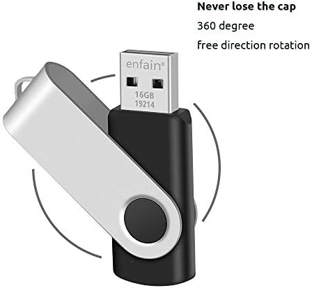 Enfain 64 GB USB 3.0 Flash Drive Pack – High-Speed Data Transfer Up to 90 MB/s, Multi-Color Thumb Drives for Effortless File Sharing & Storage, Perfect for Students and Professionals, Portable & Durable USB Storage Solution