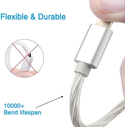 momen LED i Phone Charger Cable – 6 ft Light-Up Charging Cord with Switch Button, MFi Certified USB Fast Charging for i Phone 14/13/12/11/XS Max/XS/XR/X/8/7/Plus/SE/i Pad (Blue & Red) – Style Meets Functionality for Quick Connectivity and Enhanced Performance