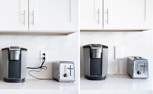 Revolutionize Your Space with the Sleek Socket Ultra-Thin Outlet Concealer & Cord Management Kit – Stylish Flat Extension Cord Power Strip for Clutter-Free Homes, Perfect for Enhancing Aesthetics and Functionality in Any Room