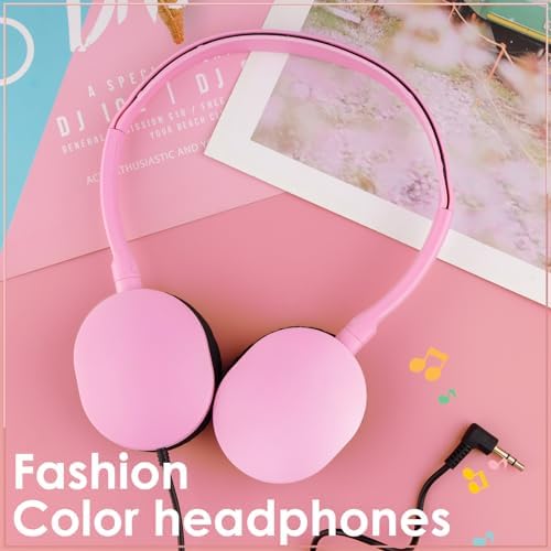 Bulk Kids Headphones 25 Pack – Colorful Classroom Earphones for Enhanced Learning | Durable 3.5 mm Jack Headphones for Students & Teens | Ultimate Comfort, Sound Clarity, and Long-lasting Quality for Educational Environments