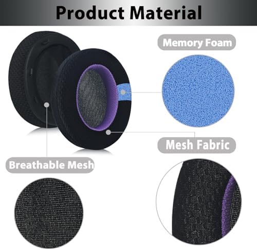 Upgrade Your Sony WH-XB910 N Headphones with Premium Memory Foam Earpads – Noise-Canceling Cushions Featuring Secure Buckle Design for Ultimate Comfort and Sound Isolation in Black – Perfect Replacement for Wired & Wireless Audio Enjoyment
