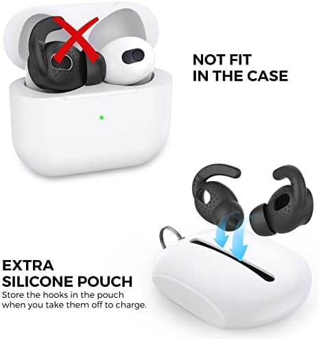 Aha Style Premium Silicone Ear Tips for Air Pods 3 (2021) – 3 Pairs in Large, Medium, and Small Sizes for Maximum Comfort and Noise Isolation – Ideal Apple Air Pods Accessories for Audiophiles Seeking Superior Sound Quality and Enhanced Listening Experience
