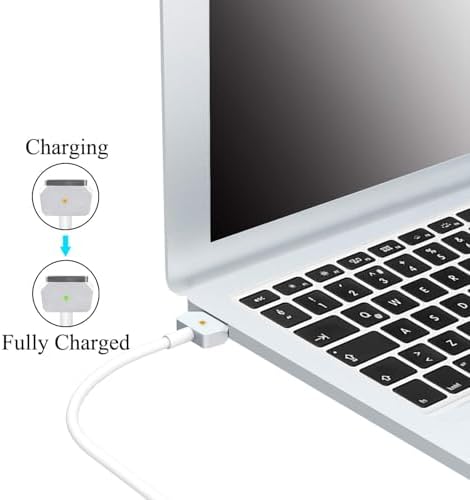 High-Efficiency 110 W Ga N 5-Port USB Fast Charger for Mac Book Pro – Ultimate L-Tip Power Adapter with Unmatched Charging Speed, Full Compatibility for 13/15/17 Inch Models, CE/FCC/ROHS Certified Safety Features, Durable 6 ft Cord Ideal for Mobile Professionals and Frequent Travelers