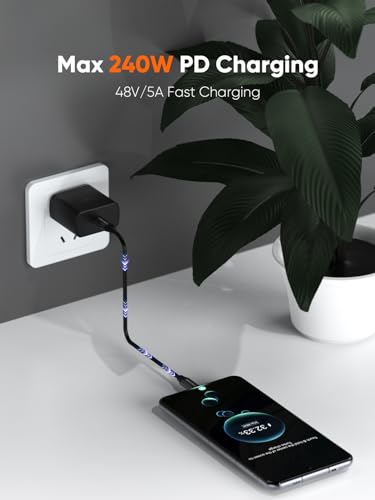 CableCreation Short USB4 Cable 0.5FT, 40Gbps, 240W, 8K@60Hz, Compatible with Thunderbolt 3, Thunderbolt 4 and USB-C, 2Pack – Enhanced Compatibility and Speed