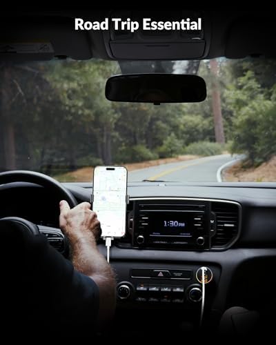 High-Power 4-Port USB C Car Charger – 90 W Fast Charging Adapter with Dual USB-C & USB-A Ports for i Phone 11-16, i Pad, Samsung, and Android Devices – Compact Cigarette Lighter Adapter with Enhanced Safety Features and Multi-Device Compatibility for Road Trips and Daily Commutes