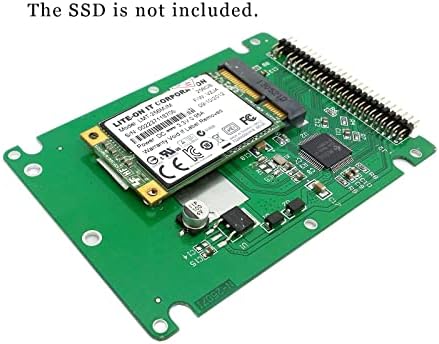 Upgrade Your Laptop Storage with Chen Yang m SATA Mini SATA SSD to IDE 44 Pin External Hard Disk Enclosure – High-Speed Data Transfer, Tool-Free Setup, and Enhanced Compatibility for 2.5-Inch Drives in Stylish White Finish