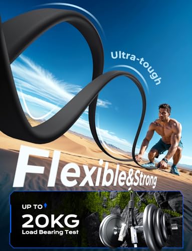 SHEZI 4-in-1 USB C Charging Cable | 240 W Fast Charging Solution for i Phone 16/15 & More | 5 FT Durable Flat Silicone Cord with Lightning, USB-C, USB-A Connectors | Versatile Multi-Device Charger for Home, Office & Travel | Enhanced Compatibility & Speed