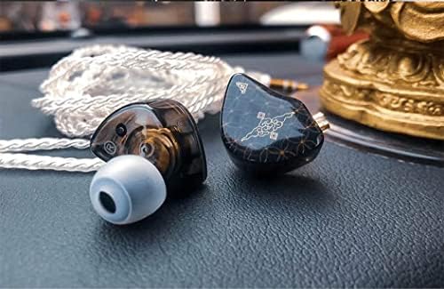 CCZ Melody Wired In-Ear Monitors with Detachable Cable – Superior Hi-Fi Bass Earbuds for Musicians and Singers, Featuring Dual-Driver Technology and Built-in Microphone, Stylish Green Finish for Stage and Studio Excellence