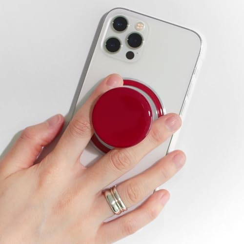 Transform Your Mobile Interaction with the On The Grip Macaron Color Collapsible Phone Grip & Stand – Chic White Round Holder for Optimal Device Control, Universal Compatibility, and Effortless Hands-Free Viewing – Ideal Smartphone Accessory for Secure Handling and Travel-Friendly Design