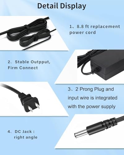 Reliable 15 V AC/DC Power Adapter for GVM Great Video Maker Series – Seamless Compatibility with 520 S, 560 AS, 672 S, 680 RS & 480 LS Soft Light Panels – Fast Charging, Durable Design for Professional Photography & Videography – Essential Power Supply for Uninterrupted Bi-Color LED Lighting Performance