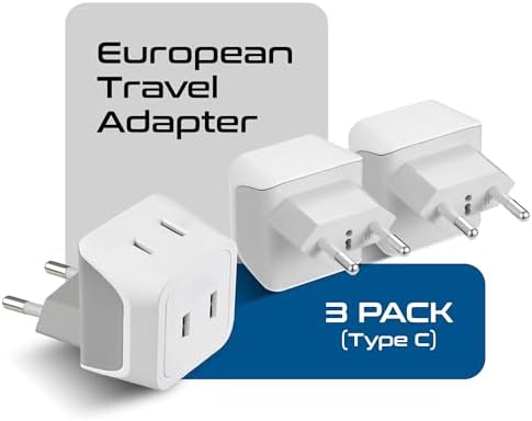 Ultimate Universal Travel Adapter: 35 W Fast Charging Power Converter with PD & QC 3.0, Dual USB-C & Triple USB Ports for Seamless Global Connectivity – Compatible with Type A, C, G, I Outlets for Effortless Charging Across EU, US, UK & Beyond – Perfect Travel Companion for Modern Explorers