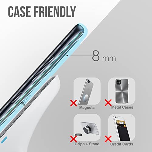 Revolutionary 10 W Qi-Certified Fast Wireless Charging Stand for i Phone & Samsung – Sleek Gray Design with QC3 Adapter for Ultimate Charging Efficiency – Compatible with i Phone 16/15/14/13/12/11 & Galaxy S22/S21/S20/S10/S9/Note 20 – Elevate Your Home and Office Charging Experience