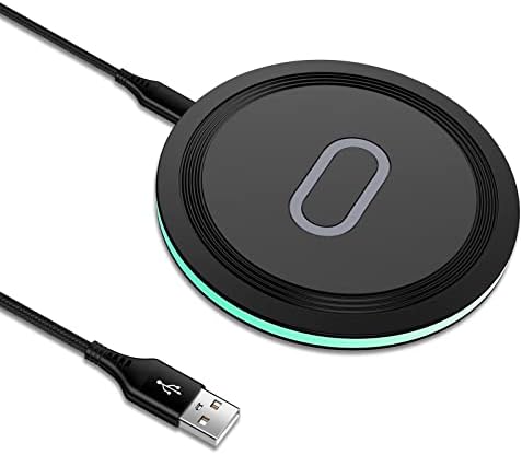 15 W Fast Wireless Charging Pad – Qi-Certified Charger for Samsung Galaxy S24/S23/S21, Google Pixel 9/8/7/6/5 Pro XL, i Phone 16/15/14/13/12/11 Pro Max, Air Pods Pro – Sleek Design with Safety Features for Ultimate Convenience and Efficiency