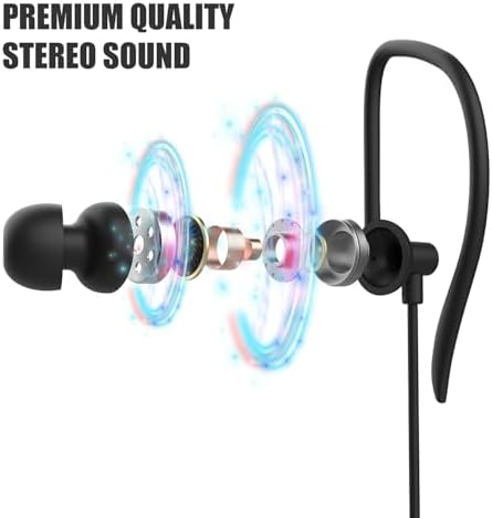 USB C Wired Earbuds with HD Microphone – Premium Noise-Isolating In-Ear Headphones for i Phone 16/15 Pro Max & Samsung Galaxy Devices – Exceptional Sound Quality & Integrated Volume Control – Lightweight, Portable Design for Music & Calls – Enhanced Compatibility with Galaxy Z Flip 5, Pixel 8, and More