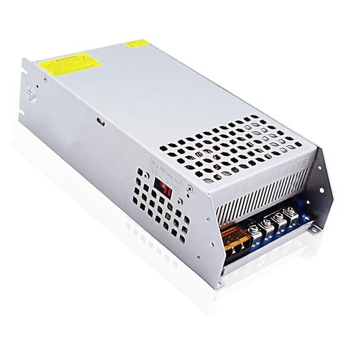 High-Performance 600 W AC to DC Power Adapter – Universal 110 V/220 V Input to Stable 12 V Output – Perfect for LED Lighting, CCTV Surveillance, and RV Power Solutions – Robust 50 A Switching Regulator for Dependable Energy Delivery and Enhanced Device Compatibility