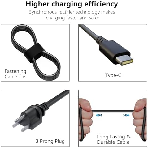 Power Up Your Lenovo with the 65 W USB-C Charger – Fast, Reliable & Compatible with Think Pad, Yoga, and More! Experience the ultimate charging solution for your Lenovo laptop with our 65 W USB-C AC Charger. Designed specifically for Think Pad models like E580, E585, T490, and Yoga series, this powerful adapter ensures rapid charging at maximum current without compromising on speed. Built with a robust, compact design, it’s perfect for on-the-go professionals and students alike. Our advanced technology features automatic shutdown when your battery is full, safeguarding your device from overheating. With versatile input voltage support (100-240 V), it’s ideal for international travel. Compatible with a wide range of Lenovo devices, including Think Books and Chromebook series, this charger guarantees enhanced compatibility and performance. Don’t let low battery slow you down – elevate your charging experience with our top-rated USB-C charger today!