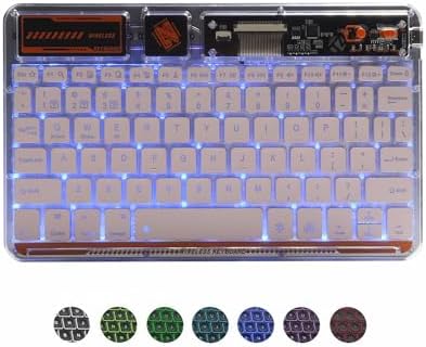 Compact Bluetooth Keyboard for On-the-Go Typing | Rechargeable 10-Inch Wireless Keyboard for Android, i OS & Windows Devices | Sleek, Lightweight Design for Effortless Portability | Perfect for Tablets & Smartphones | Enhance Your Mobile Productivity with Quiet Typing Experience