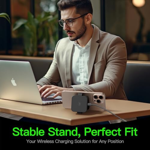 Advanced 3-in-1 Foldable Wireless Charging Station for i Phone 16 Pro Max – Mag Safe Compatible, High-Speed 20 W Charger for i Phone 16/15/14/12/11/X, Apple Watch Ultra/SE, and Air Pods – Enhanced Cooling Technology, Travel-Friendly Design, and Superior Compatibility