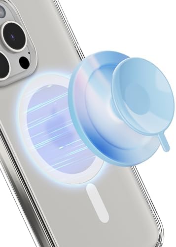 PROfezzion Magnetic Phone Mount with Strong Suction Cup – Ultimate Hands-Free Holder for Mag Safe Cases, Perfect for Selfies, Video Calls & Fitness Routines – Compatible with i Phone & Android for Enhanced Stability and Versatility