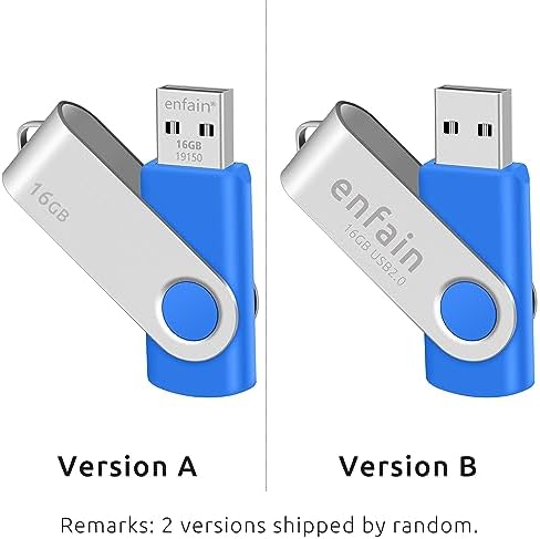 Enfain 64 GB USB 3.0 Flash Drive Pack – High-Speed Data Transfer Up to 90 MB/s, Multi-Color Thumb Drives for Effortless File Sharing & Storage, Perfect for Students and Professionals, Portable & Durable USB Storage Solution