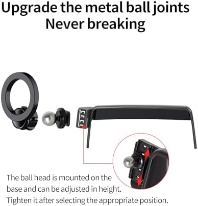 Maser Weller Cadillac Phone Holder – Premium Mag Safe Compatible Mount for Lyriq (2023-2025), CT5 (2025), and XT4 (2024-2025) – 33-Inch Screen Stability for Effortless Navigation and Enhanced Connectivity
