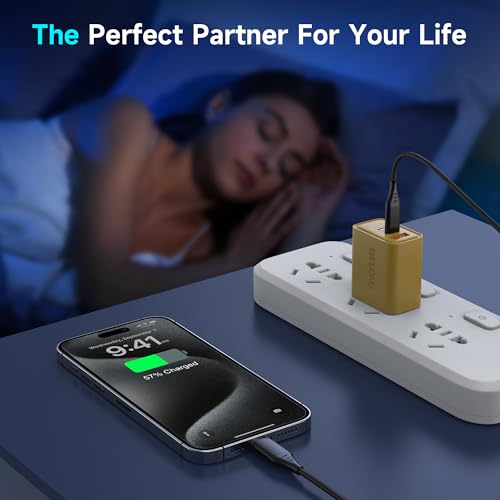 Elevate Your Charging Game with the EWUONU 45 W USB-C Wall Charger – Ultra-Fast Power Delivery & Quick Charge 3.0 Adapter Featuring 3 Ports and 3.3 ft Cable for i Phone 15/15 Pro/Pro Max, i Pad Air 6/5/4, Galaxy S24/S23/S22, Google Pixel – Optimal Efficiency for Travel and Home Charging Needs