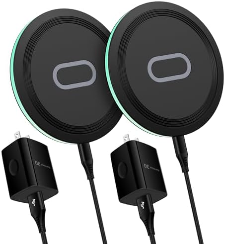 Samsung 15 W Fast Wireless Charging Pad – Ultimate Qi-Certified Charger for Galaxy S25/S23 Ultra & Google Pixel 9 – Sleek, Non-Slip Design for Swift Power-Up Anywhere – Enhanced Compatibility & Safe Performance