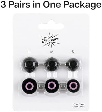 Linsoul Kiwi Ears Flex Silicone Replacement Earbud Tips – Premium Noise Isolation IEM Tips for KZ ZS10 Pro 2, Super Mix 4, Hype4, Orchestra Lite, and Cadenza | Custom Comfort and Enhanced Sound Clarity (Available in S/M/L Sizes, Stylish Green) – Transform Your Audio Experience