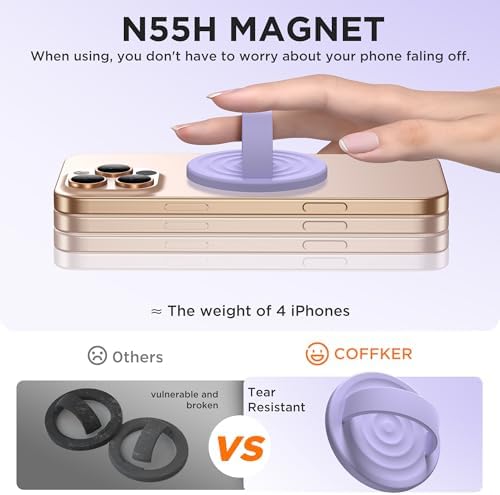 Revolutionary Magnetic Phone Ring Grip Holder – Ergonomic Silicone Finger Loop for i Phone Pro Max/Plus, 12/13/14/15/16 Series – Compatible with Mag Safe – Oat Color Enhances Aesthetics and Comfort – 360-Degree Rotation for Effortless Use – Secure Your Device with Style and Stability – Essential Smartphone Accessory for Unmatched Usability and Convenience