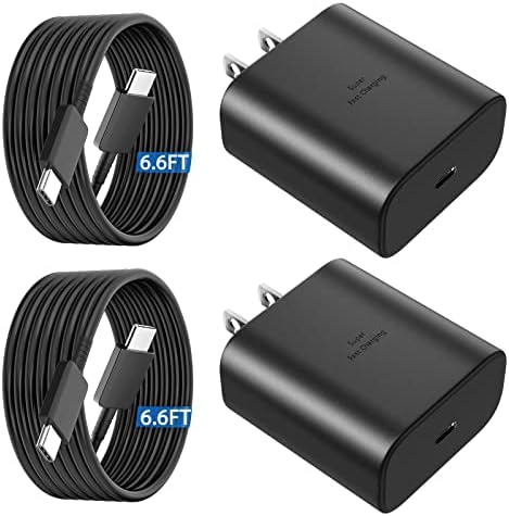 Super Fast 45 W Samsung USB-C Charger with 10 FT Pink Cable – Ultimate Charging Solution for Galaxy S25/S24/S23 Ultra, Stylish & Efficient Power Adapter for Quick Device Boosts and Enhanced Compatibility