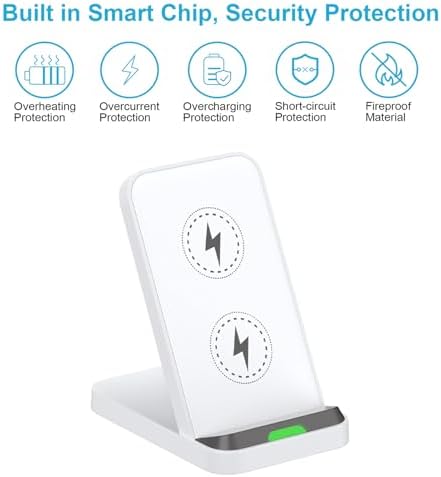 Ultra-Fast Wireless Charging Stand for Google Pixel Series – Optimized 15 W Output for Pixel 9, 9 Pro, 9 Pro XL, 8, 8 Pro, 7, 7 Pro, 6, 6 Pro, and More – Sleek Docking Station with Smart Chip Protection – Compatible with Cases Up to 4 mm – Ideal for Home & Office Use – 1-Year Warranty Included