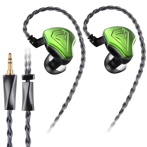 Elevate Your Audio Experience with FAAEAL Hybrid IEM Earphones – Premium Hi-Fi Wired In-Ear Monitors Featuring Advanced Composite Diaphragm Technology, Durable CNC Metal Design, and Detachable QDC-2 PIN Cable for Audiophiles and Musicians Seeking Ultimate Sound Clarity and Personalization