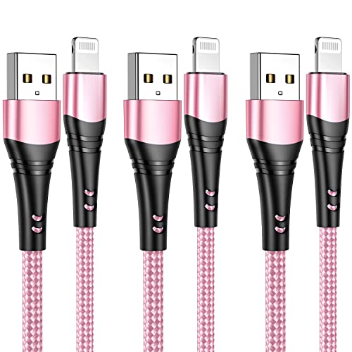 Dayaoncy 10 FT Pink USB C Charger Cable – Dual Pack of Fast Charging Cables with 100 W Power Delivery for i Phone 15/16 Pro Max, Android Devices, Tablets, and Laptops – Superior Durability and Stylish Design for Ultimate Convenience