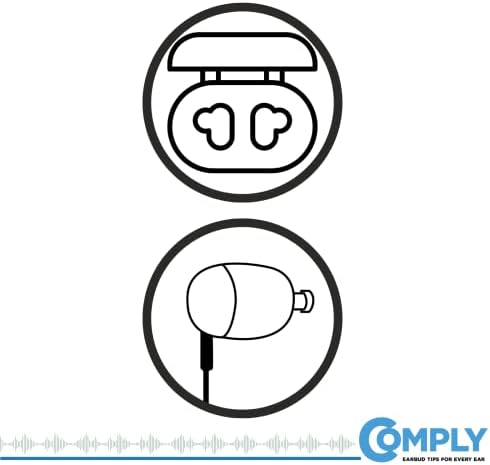 Transform Your Listening Experience with Comply Memory Foam Earbud Tips for Beats Powerbeats Pro, Flex, X, 1, 2, 3 | Unmatched Comfort & Secure Fit | Superior Noise Isolation | Available in Black (S/M/L) – 3 Pairs for Ultimate Versatility and Enhanced Audio Quality