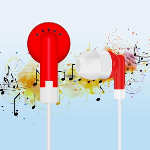 Vibrant 60-Pack Earbuds for Kids – Colorful Classroom Headphones in 6 Playful Shades for School, Travel & Home Learning – Lightweight, Durable Design with Superior Sound Quality for Tablets, Laptops & Smartphones – Foster Engagement and Fun in Educational Settings
