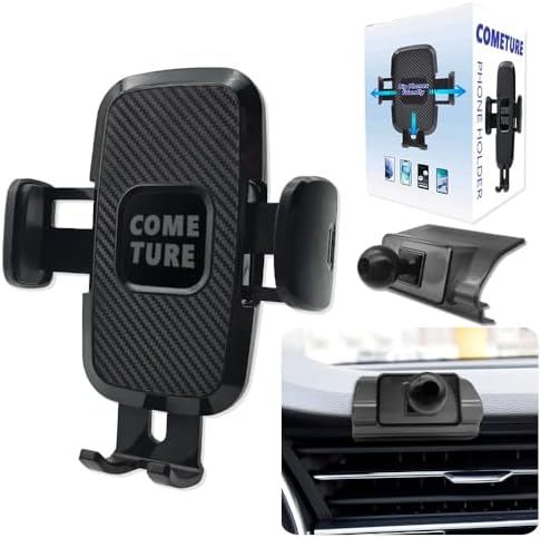Premium COMETURE Car Phone Holder Mount for Audi Q7 (2020-2024) – Versatile 360° Rotation Smartphone Cradle for i Phone & Android – Enhance Driving Safety with Secure Navigation and Stylish Design – Effortless Installation & Long-Lasting Durability