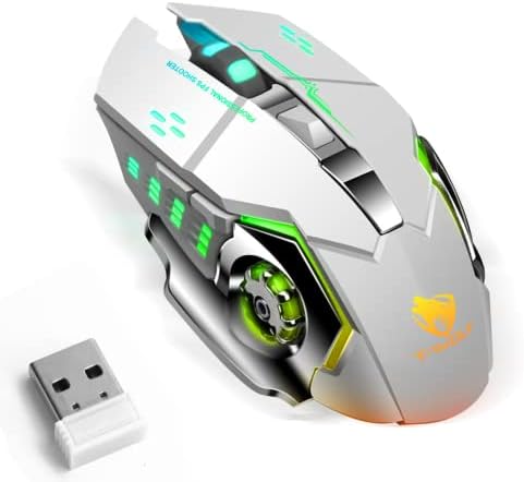 Urban X Tri-Mode Bluetooth Mouse – Ergonomic Rechargeable Wireless Mouse with Silent Clicks, Adjustable DPI & Multi-Device Compatibility for Seamless Productivity in Silver Green